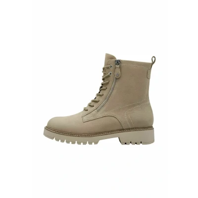 Afbeelding van Tamaris Enkellaarsjes met plateauzool, Dames, Maat: 40, Antelope Schoenen