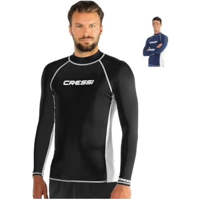 Afbeelding van Cressi Rash Guard Jumpsuit van zeer elastische stof, speciale lange en korte mouwen, uv bescherming (UPF) 50+ heren