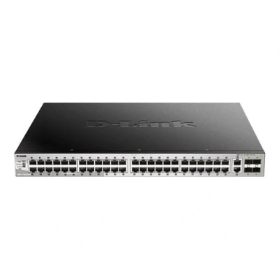 Image de D Link DGS 3130 54PS Commutateur L3 Lite Géré 48 x 10/100/1000 (PoE) + 2 10 Gigabit Ethernet 4 SFP+ (370 W)