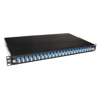 Afbeelding van Glasvezel patchpaneel OS2 (LC, Duplex, 19 inch, 1U)
