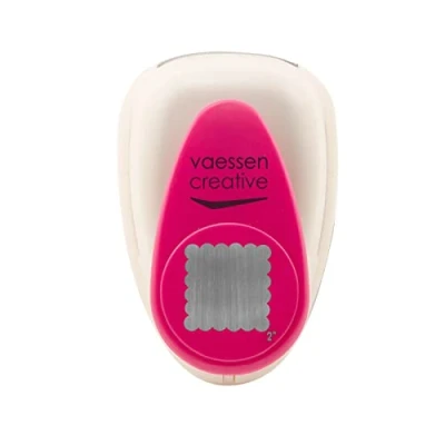 Afbeelding van Vaessen Creative Vierkante perforator, 5 cm, schelppatroon, 160 g/m², 21437 073