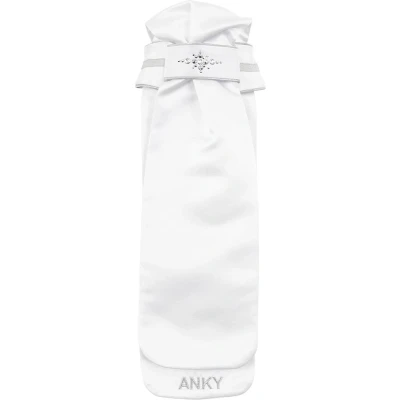 Afbeelding van Anky Plastron Stone deluxe Wit zilver