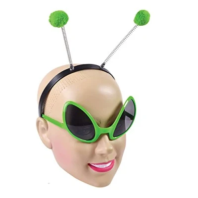 Afbeelding van Bristol Novelty DS160 Alien Unisex Volwassenen Multicolor One Size, Meerkleurig