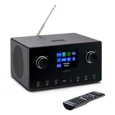 Afbeelding van Medion Internet Radio (P85444) Internetradio met DAB+ en FM Wekkerradio Spotify Connect Wit