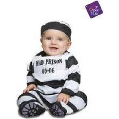 Afbeelding van Kostuums voor Baby&#039;s My Other Me Zwart Wit Gevangene (2 Onderdelen) Maat 7 12 Maanden