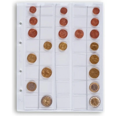 Afbeelding van Leuchtturm Optima euro muntbladen 5 stuks