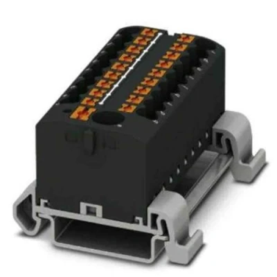 Afbeelding van Phoenix Contact PTFIX 6/18X2,5 NS35A BK 3273256 Verdeelblok 0.14 mm² 2.50 Zwart 8 stuk(s)