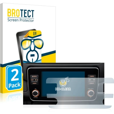 Afbeelding van BROTECT Screenprotector voor Nissan Leaf E Plus Infotainment System Folie Beschermfolie transparant (2 Stuks)