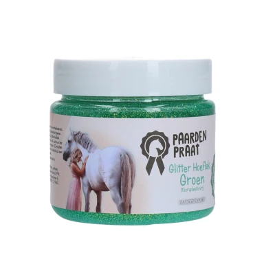 Image de Paardenpraat Hoof Polish Glitter Vert 150ml