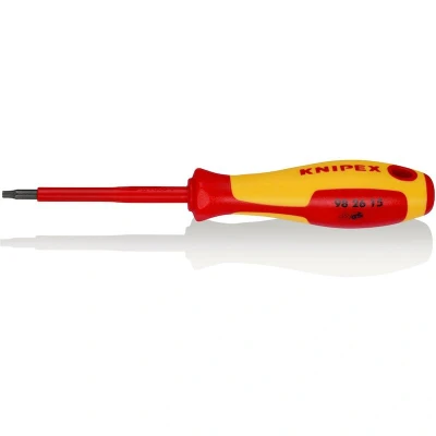 Image de KNIPEX 98 26 15 tournevis pour vis Torx avec poignée isolée à plusieurs composants, testé VDE bruni 185 mm