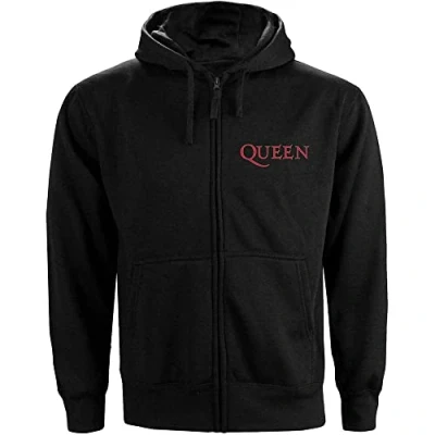 Afbeelding van Queen Classic Crest Vest met capuchon M Zwart