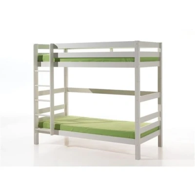 Image de lits superposés Pino blancs 209,4x105,4x182 cm Blanc Séquoia Vipack