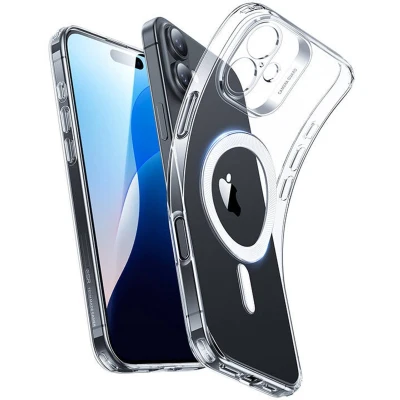 Afbeelding van ESR Zero Clear HaloLock Geschikt voor Apple iPhone 16 Hoesje Compatibel met MagSafe Back Cover Magneet Transparant