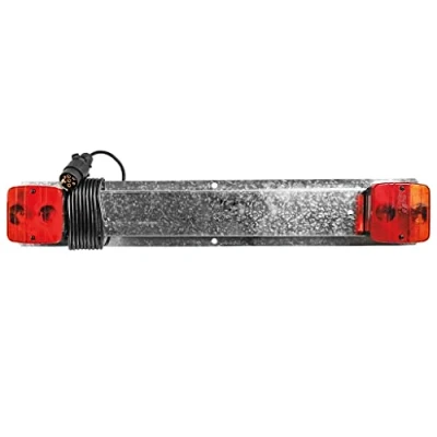 Afbeelding van Spotlight Verkeersbord voor fietsendrager Verzinkt staal 750mm Lengte voeding: 3,15m Bevat: 2 lantaarns (4 functies) Te bevestigen