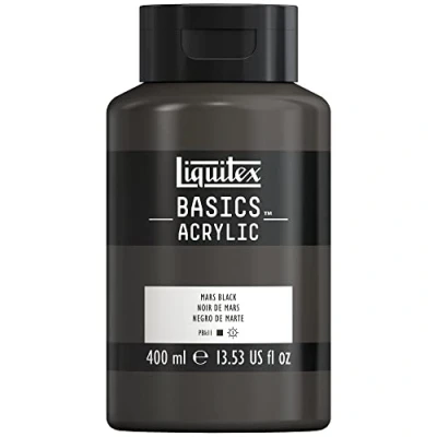 Afbeelding van Liquitex Basics Acrylverf, 400 ml, pot, 276 Marszwart ROW