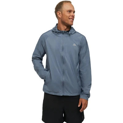 Afbeelding van DANISH ENDURANCE Winddichte herenjas, licht en ademend, gesloten zakken, verstelbare capuchon, Blauw
