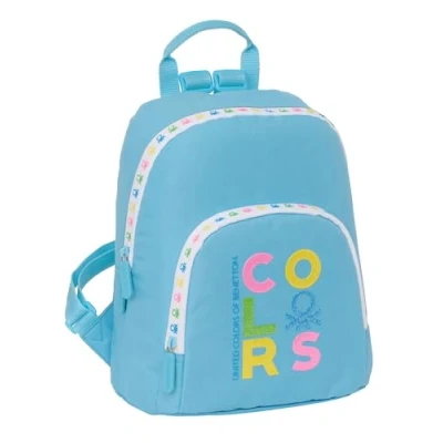 Afbeelding van Rugzak Benetton Spring Mini Celeste 25 x 30 13 cm