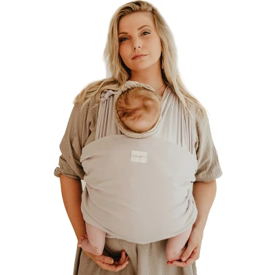 Afbeelding van Babylonia baby carriers Draagdoek draagzak Tricot Easy Warm Sand 1 maat