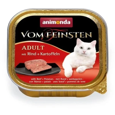 Afbeelding van Vom Feinsten Cat Menu Rund+Aard.