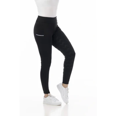 Image de Riding World Pantalon d&#039;Équitation Agadir Femme Noir EU 32