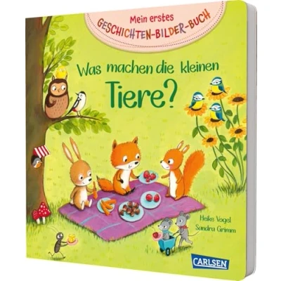 Afbeelding van Mein erstes Geschichten Bilder Buch: Was machen die kleinen Tiere?