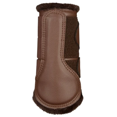 Afbeelding van Le Mieux Fleece Lined Brushing Boots Brown/Brown Maat L