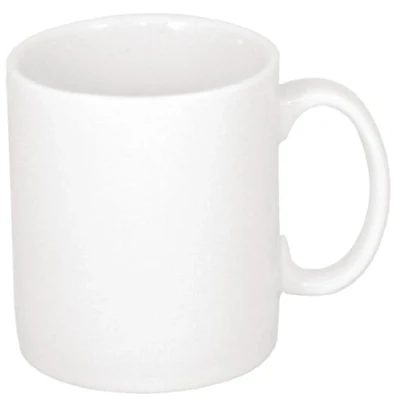 Image de Tasses Mugs en Porcelaine Blanche Hotelware 280 ml x 12 Athena x92mm