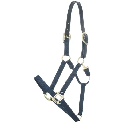 Afbeelding van Kentucky Horsewear Nylon halster Wellington marine Pony