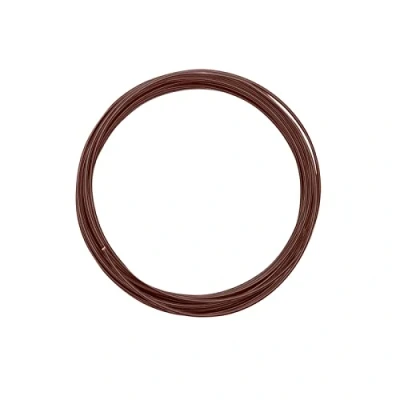 Afbeelding van Vaessen Creative Aludraht Schmuck, Biegsam aluminium mat, 1,5 mm, 5 m, chocoladebruin XL