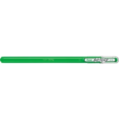 Afbeelding van Gelschrijver Pentel Mattehop K110 groen 0.5mm