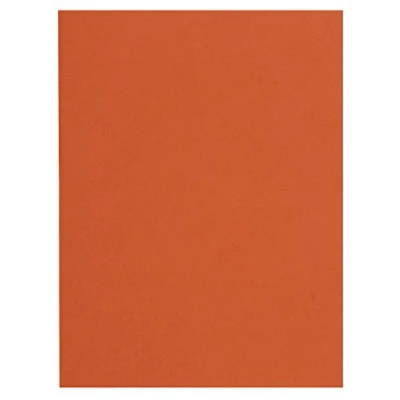 Afbeelding van Exacompta Ref. 160007E pak van 100 harde FLASH mappen 220 g/m2 in felle kleuren 100% gerecycled en Blue Angel gecertificeerd afmetingen 24 x 32 cm voor A4 formaat oranje kleur
