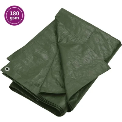 Afbeelding van Dekzeil 180 g/m 4x4 m HDPE groen