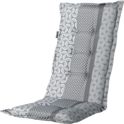 Afbeelding van Madison Tuinstoelkussen hoge rug 50x123 cm Pasa grijs