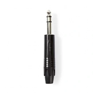 Afbeelding van 6.35 mm jack plug Nedis (Stereo, Metaal, Mannelijk)