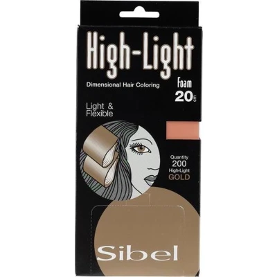 Afbeelding van Sibel High Light Foam Gold 200 st