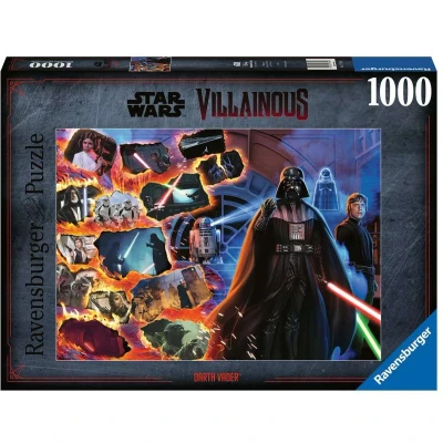 Afbeelding van Ravensburger puzzel Star Wars Villainous: Darth Vader Legpuzzel 1000 stukjes