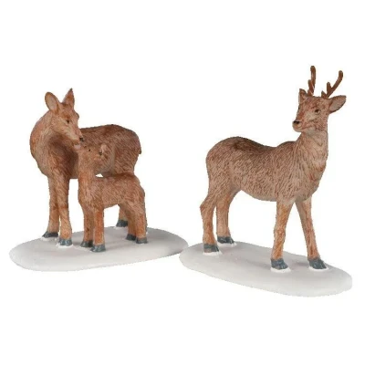 Afbeelding van Deer family, set of 2 LEMAX