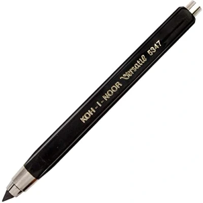 Afbeelding van Koh I Noor 5347 Mechanisch vulpotlood, diameter 5,6 mm, zwart