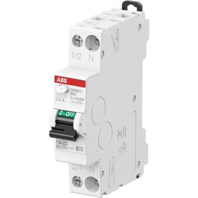 Afbeelding van ABB Aardlekautomaat C16 1P+N 30mA 1 module