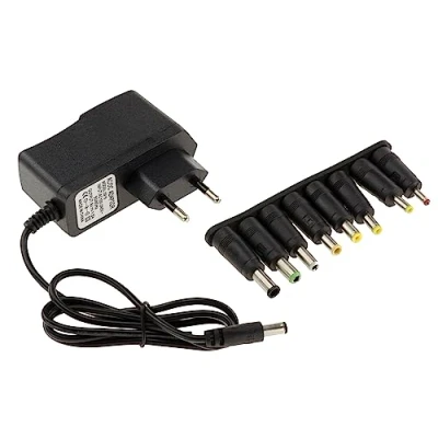 Image de Alimentation externe 220V vers 9V/1.5A AVEC 8 DIFFERENTS EMBOUTS ADAPTABLES