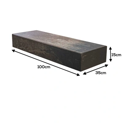 Afbeelding van Luxe traptrede Kilimanjaro 100x35x15cm
