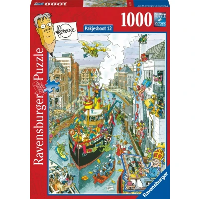 Afbeelding van Ravensburger puzzel Fleroux Pakjesboot Legpuzzel 1000 stukjes