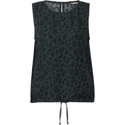Afbeelding van Street One Blouse, Dames, Maat: 46, Grün