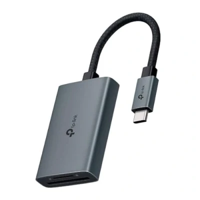 Afbeelding van TP Link USB C To Sd Microsd Adapter (USB C, 1 Havens), Docking station + hub, Grijs