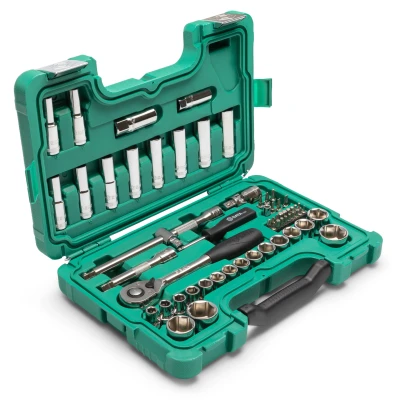 Afbeelding van SATA Doppenset met ratel 1/2&quot; 6 kant Metrisch (60 delig)