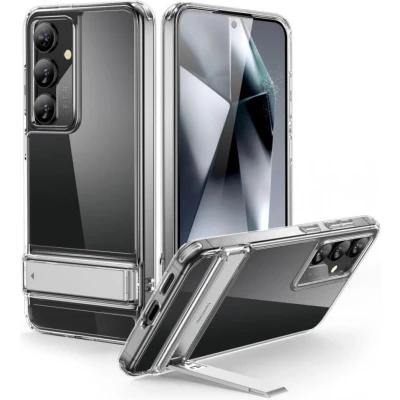 Afbeelding van ESR Air Shield Boost Hoesje Geschikt voor Samsung Galaxy S24 Back Cover met Militaire Standaard Schokabsorberende Guard Hoeken Transparant