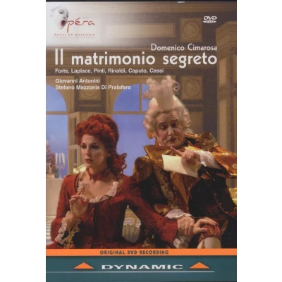 Afbeelding van Opéra Royal De Wallonie Cimarosa: Il Matrimonio Segreto (DVD)