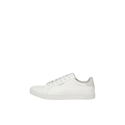 Image de JACK &amp; JONES Homme Basket Jfwtrent Pu Bright White 19 Noos, Blanc éclatant, 42 EU