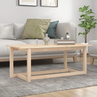 Afbeelding van Salontafel 110x55x45 cm massief grenenhout