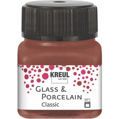 Afbeelding van Glasverf Porseleinverf Cognac Classic Glazuur look Kreul 20 ml